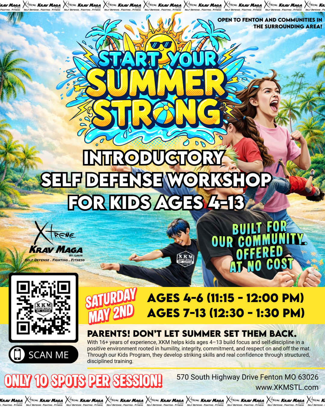 introductory self defense workshop for kids ages 4-13