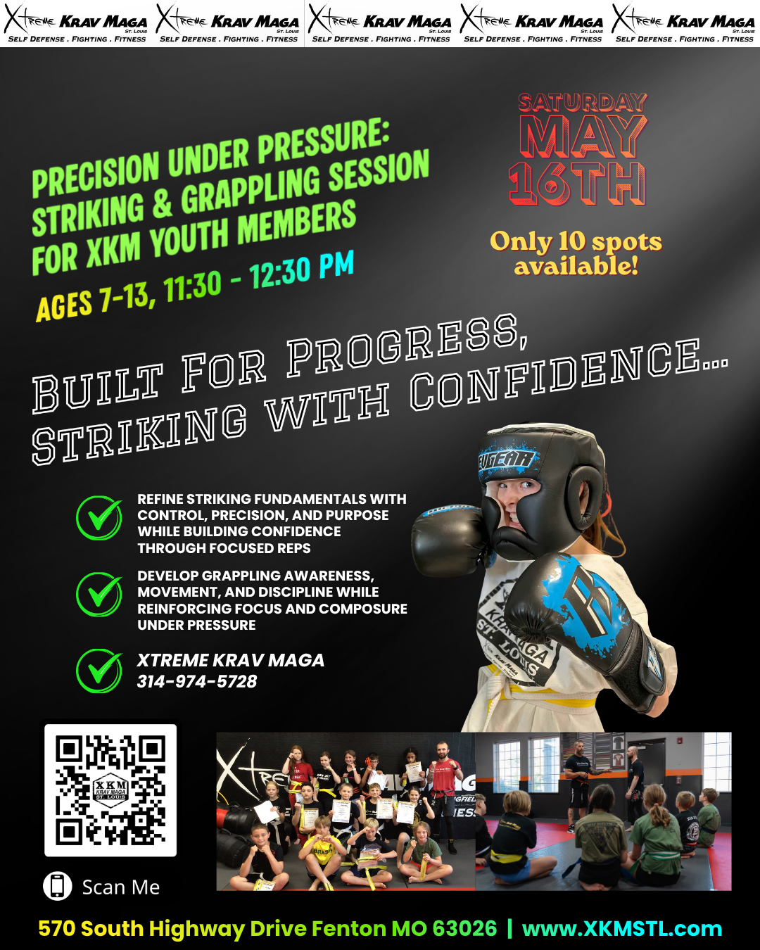 Refine striking fundamentals with controlled precision and purpose while building confidence through focused reps

